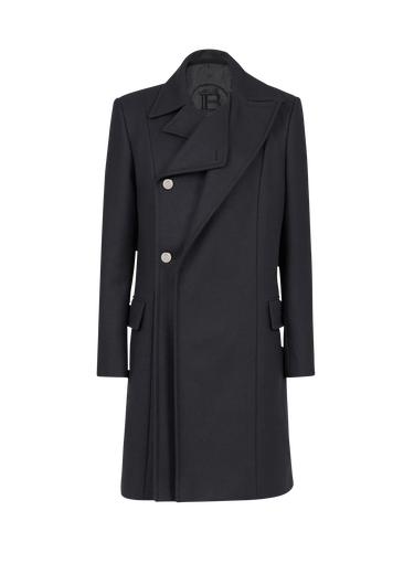 Long asymmetrical coat