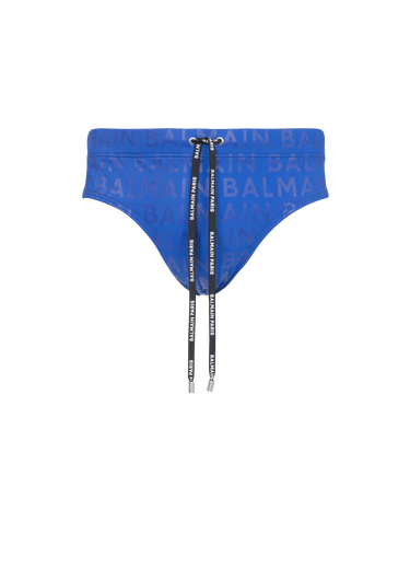 Balmain logo swimming trunks